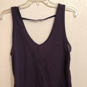 Victoria Secret Sport mesh v-neck workout top